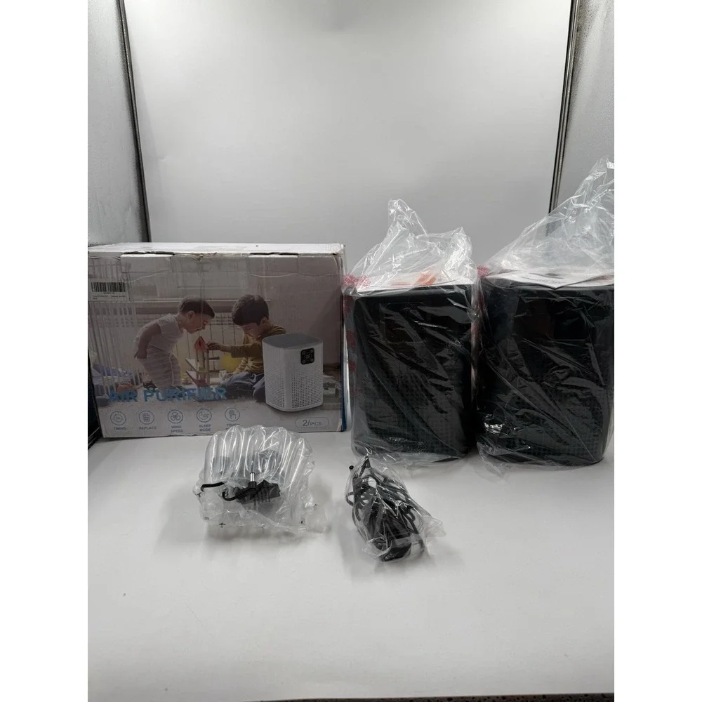 Honeyuan 2 Pack‎ Air Purifiers H3 Hepa Air Purifier With 360° Air Intake